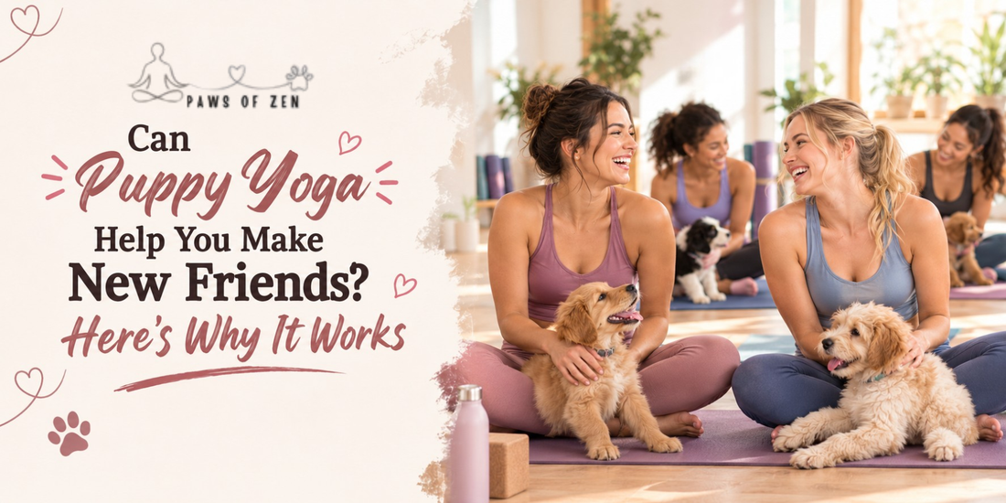 Can Puppy Yoga Help You Make New Friends? Here's Why It Works