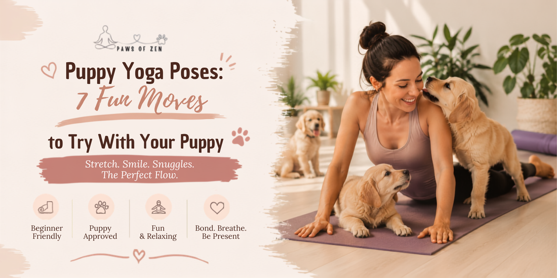 Puppy Yoga Poses: 7 Fun Moves to Try With Your Puppy