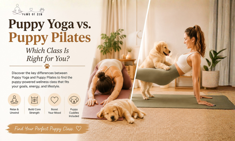 Puppy Yoga vs. Puppy Pilates: Which Class Is Right for You?